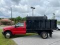 2004 Red Ford F550 Super Duty XL Regular Cab Chassis  photo #2