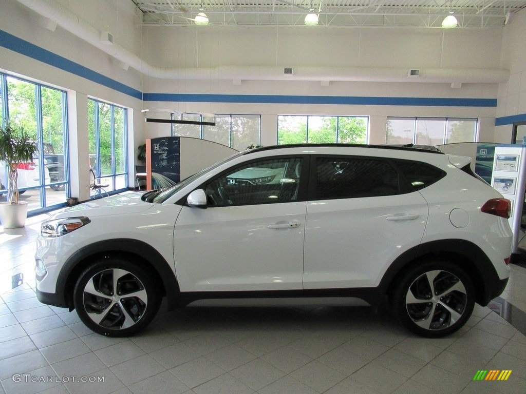 2018 Tucson Value - Dazzling White / Black photo #2