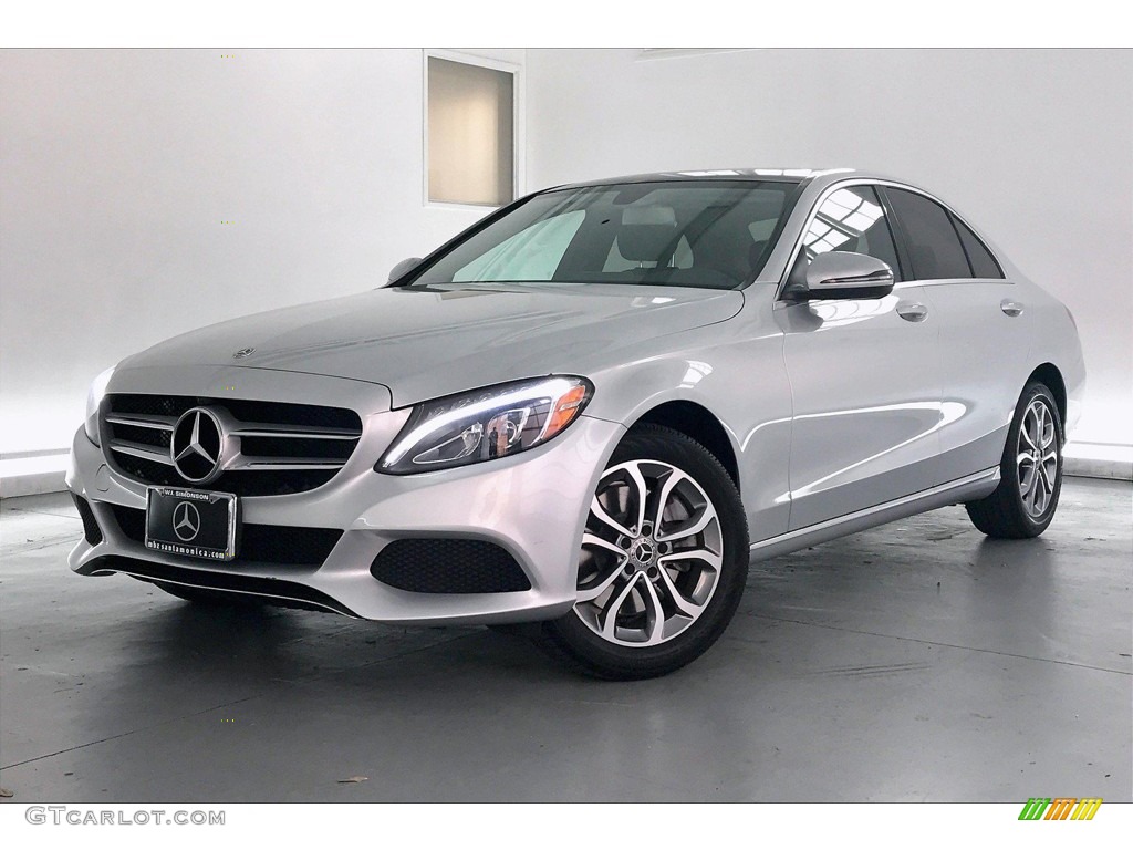 Iridium Silver Metallic 2017 Mercedes-Benz C 300 4Matic Sedan Exterior Photo #138205013