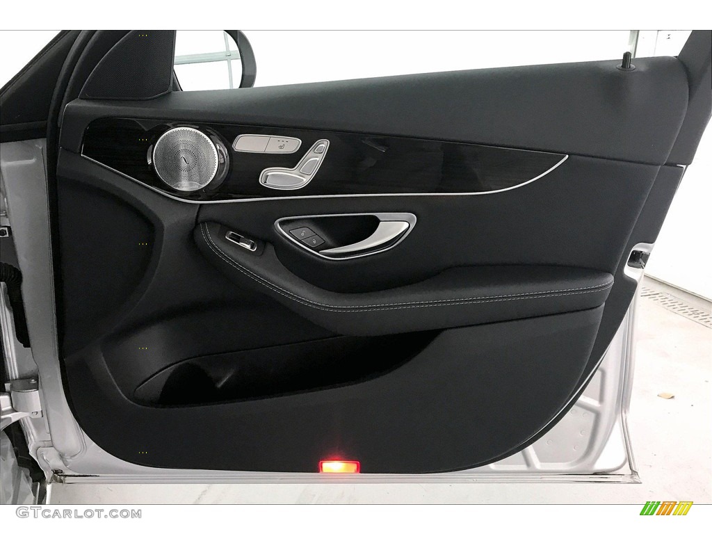 2017 Mercedes-Benz C 300 4Matic Sedan Black Door Panel Photo #138205208