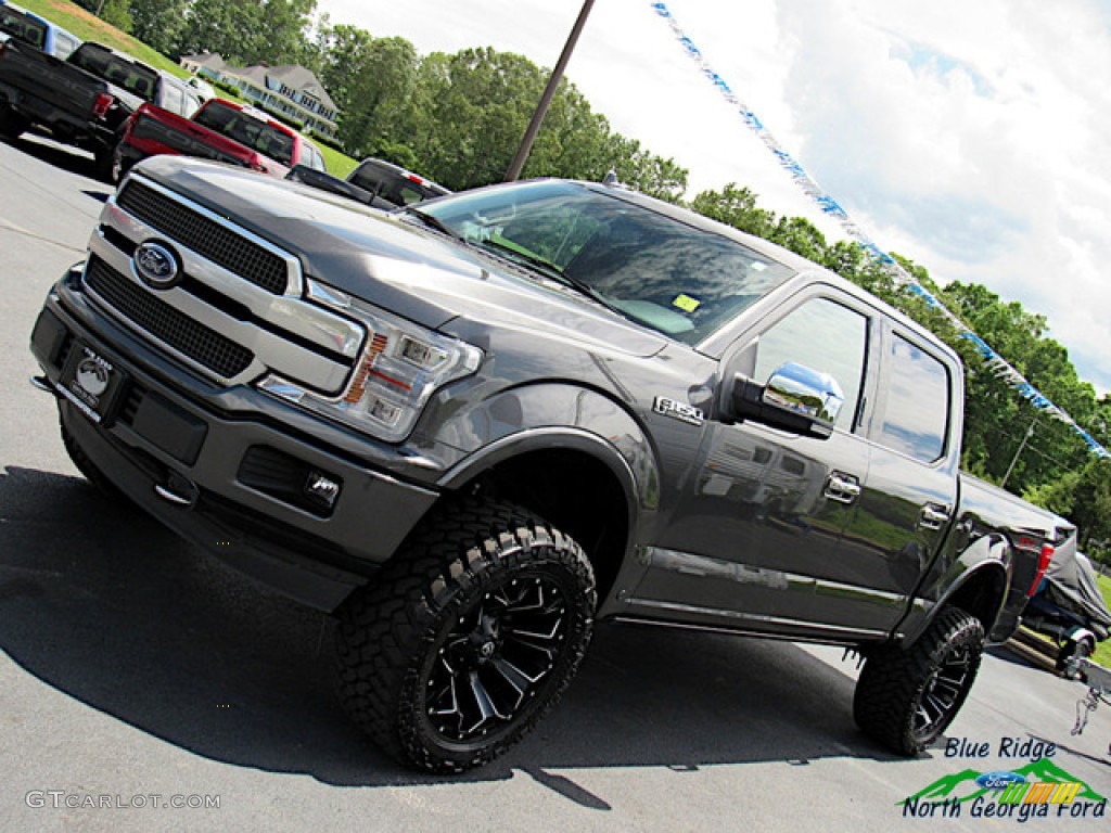 2019 F150 Platinum SuperCrew 4x4 - Magnetic / Black photo #26