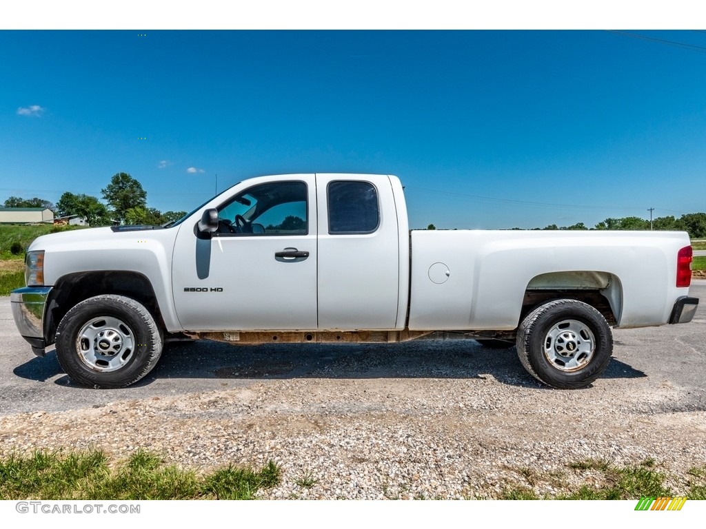 Summit White 2011 Chevrolet Silverado 2500HD Extended Cab Exterior Photo #138206174