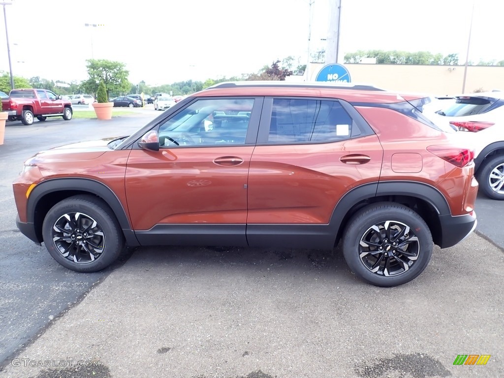 Dark Copper Metallic 2021 Chevrolet TrailBlazer LT AWD Exterior Photo #138206345