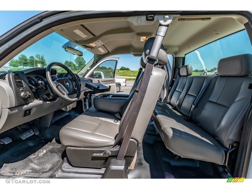 Dark Titanium Interior 2011 Chevrolet Silverado 2500HD Extended Cab Photo #138206405