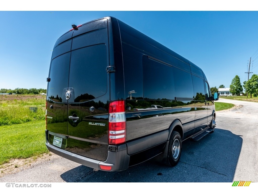 2015 Sprinter 3500 High Roof Passenger Van - Black Blue / Black photo #4