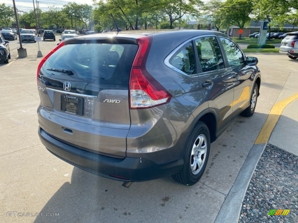 2013 CR-V LX AWD - Urban Titanium Metallic / Black photo #2