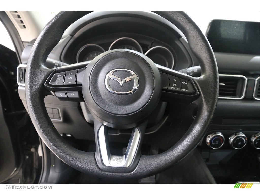 2017 Mazda CX-5 Sport Black Steering Wheel Photo #138208665