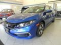 2020 Aegean Blue Metallic Honda Civic LX Sedan  photo #1