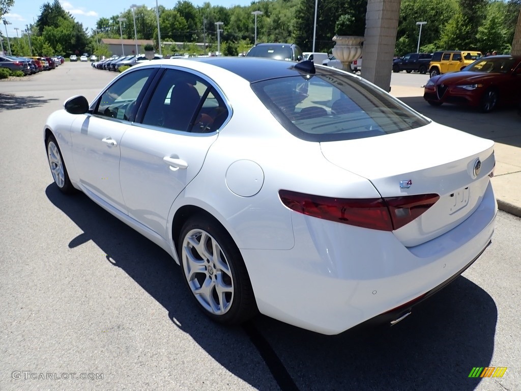 2020 Giulia TI AWD - Alfa White / Black/Red photo #5