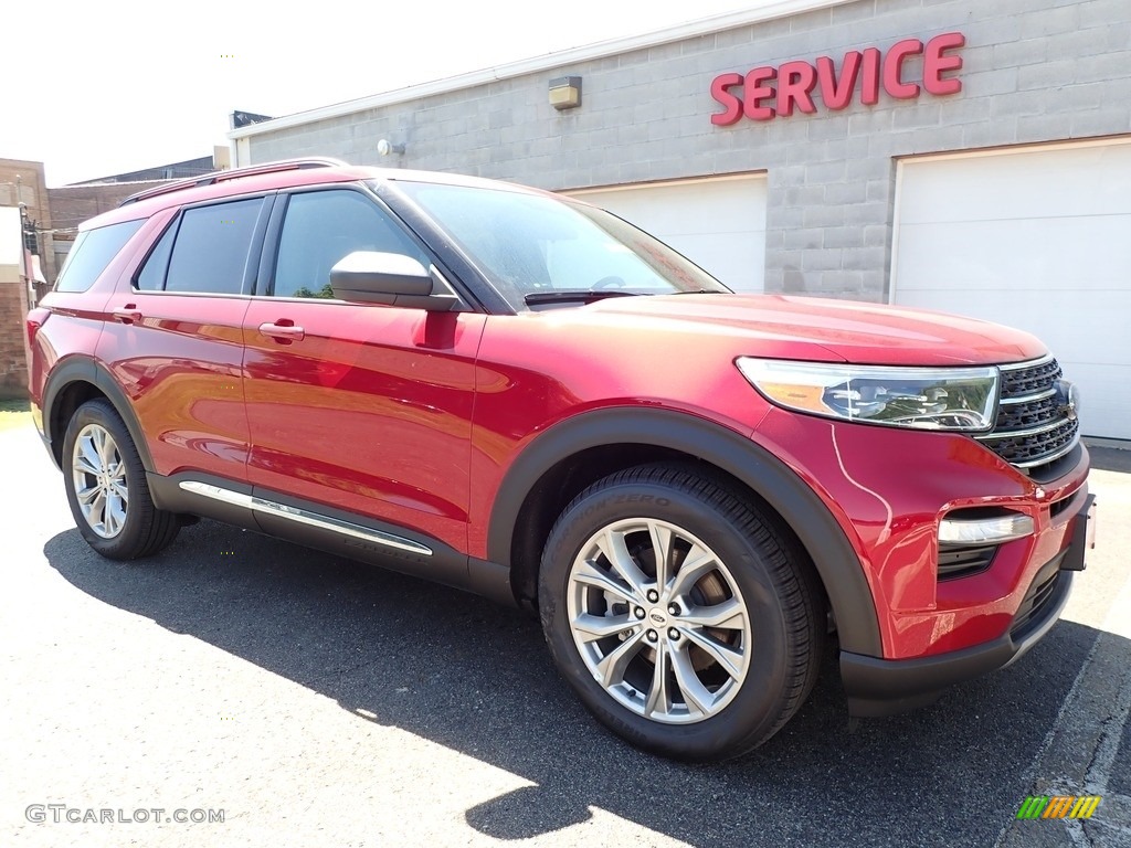 2020 Explorer XLT - Rapid Red Metallic / Ebony photo #9