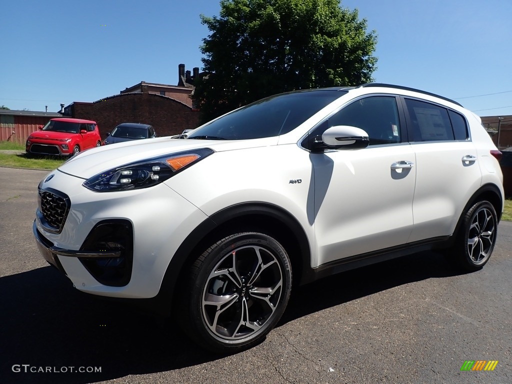 Snow White Pearl 2020 Kia Sportage SX Turbo AWD Exterior Photo #138212610