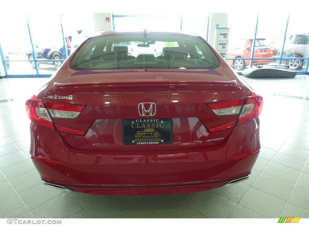 2020 Accord Sport Sedan - San Marino Red / Black photo #6