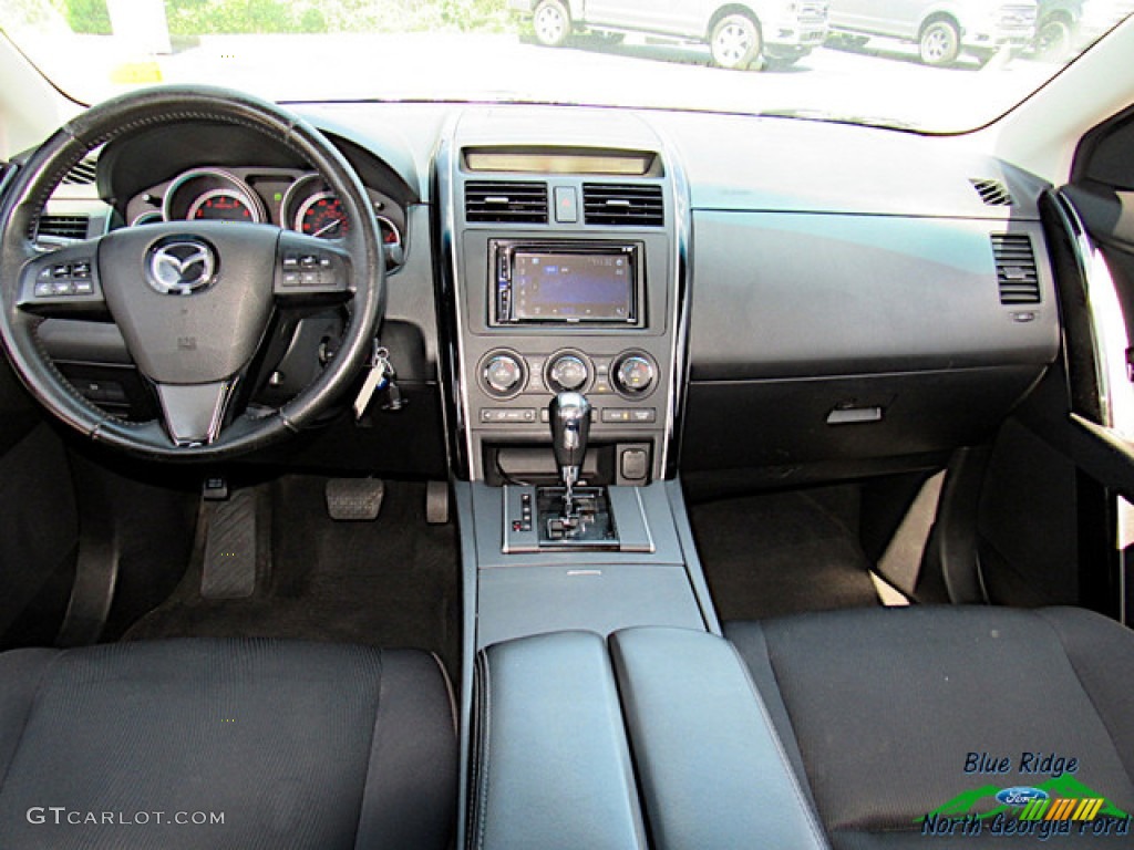 2012 Mazda CX-9 Sport AWD Black Dashboard Photo #138213195