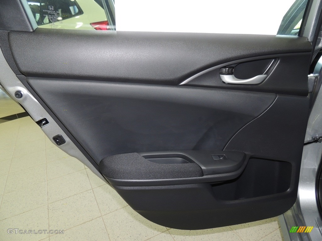 2020 Civic EX Sedan - Lunar Silver Metallic / Black photo #10