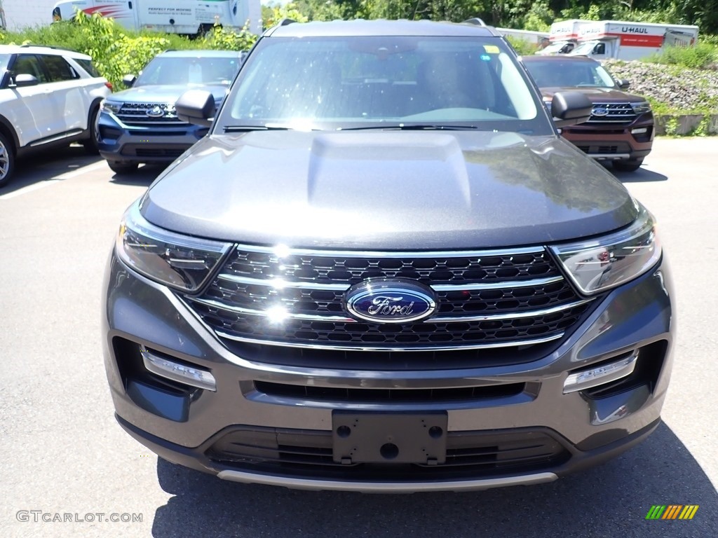 2020 Explorer XLT 4WD - Silver Spruce Metallic / Sandstone photo #4