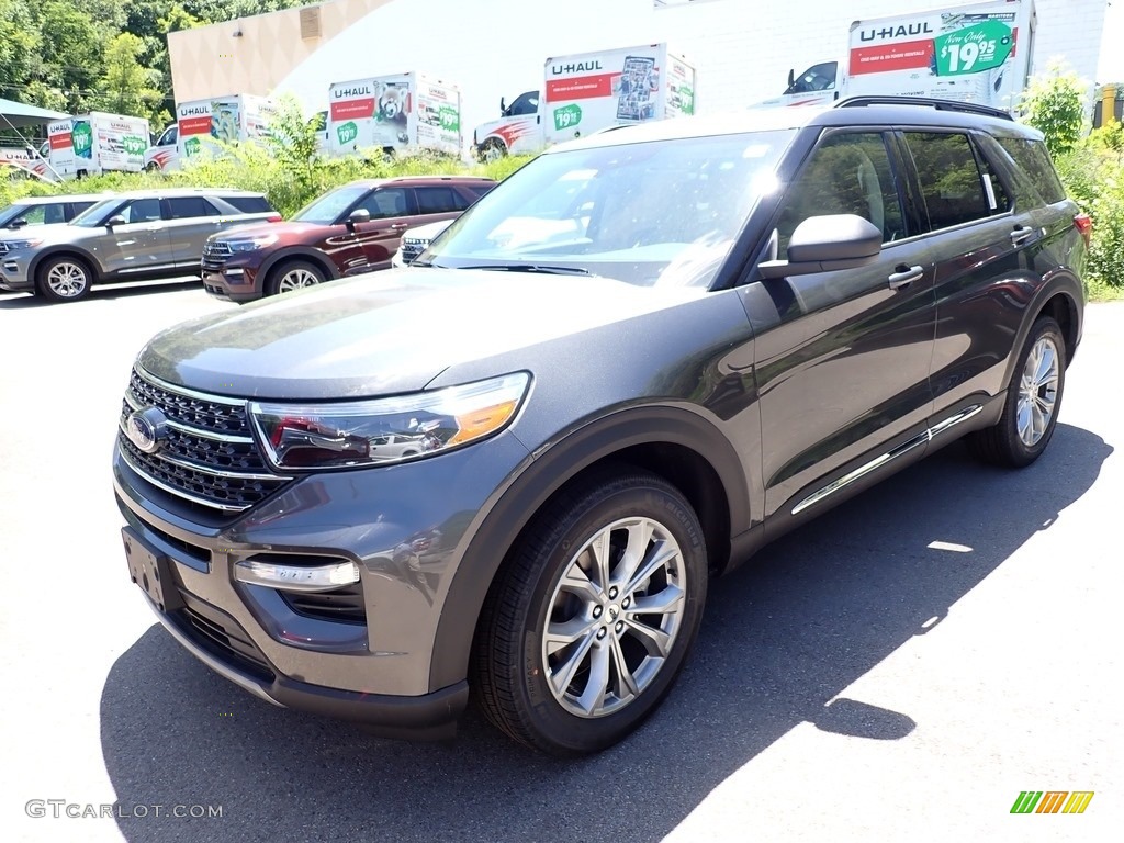 2020 Explorer XLT 4WD - Silver Spruce Metallic / Sandstone photo #5