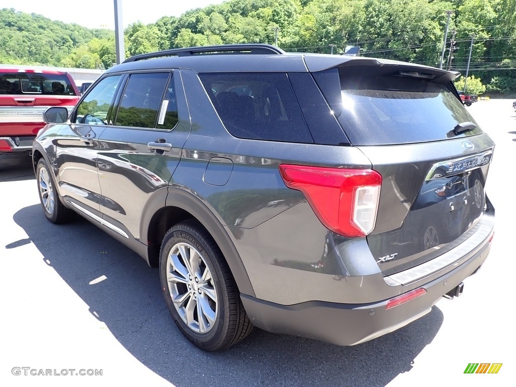 2020 Explorer XLT 4WD - Silver Spruce Metallic / Sandstone photo #6