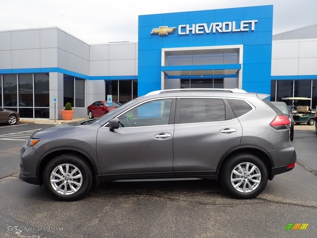 2017 Rogue SV AWD - Gun Metallic / Charcoal photo #3