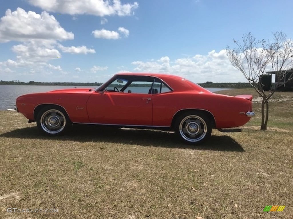 1969 Camaro Copo Tribute Coupe - Hugger Orange / Black photo #9