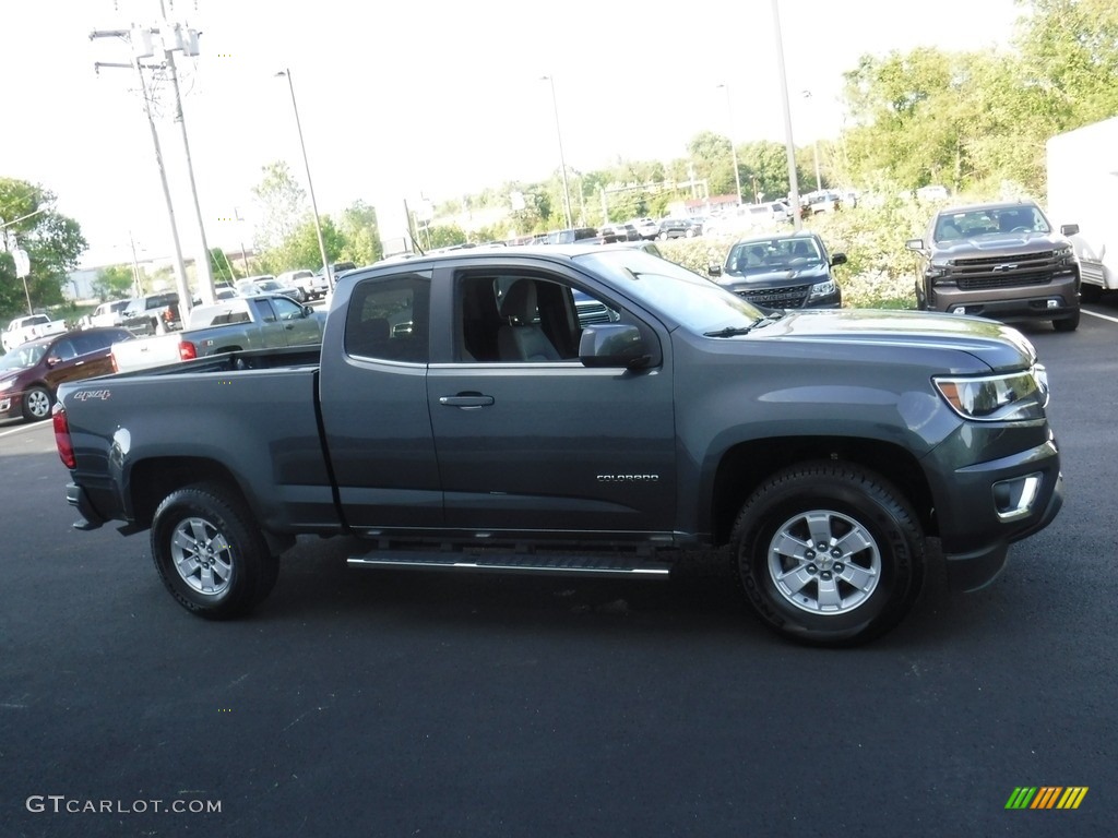 2017 Colorado WT Extended Cab 4x4 - Graphite Metallic / Jet Black/­Dark Ash photo #7