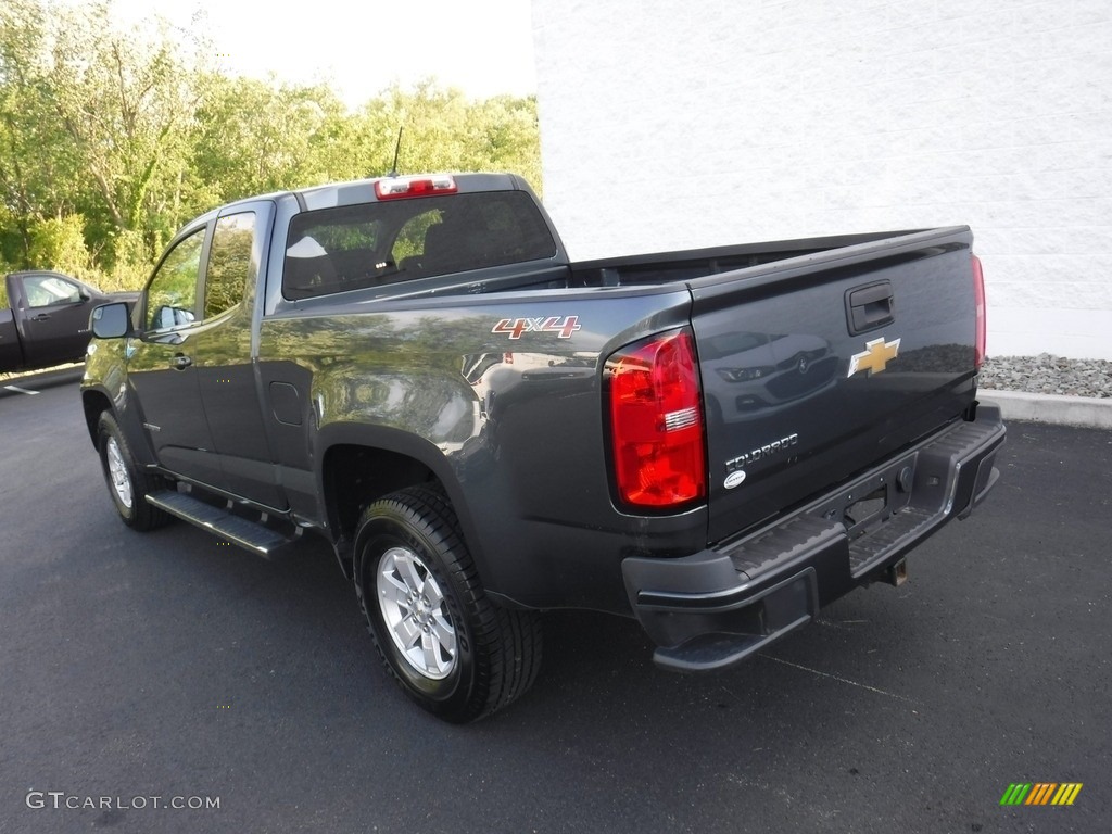 2017 Colorado WT Extended Cab 4x4 - Graphite Metallic / Jet Black/­Dark Ash photo #10