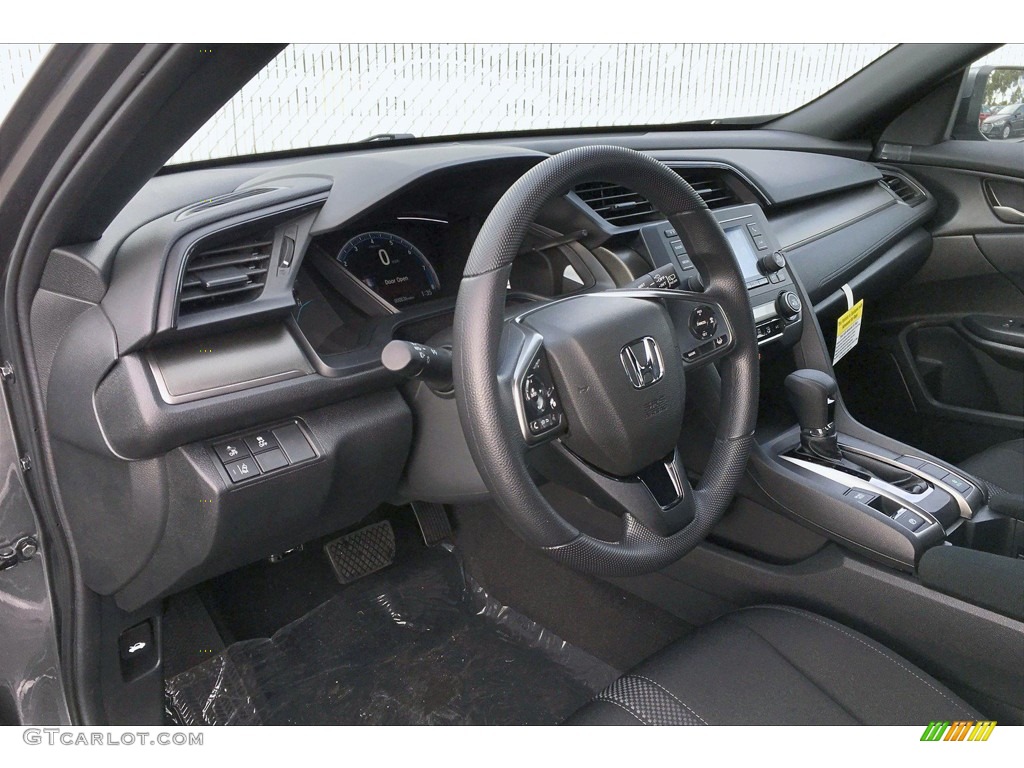 2020 Civic LX Hatchback - Polished Metal Metallic / Black photo #4