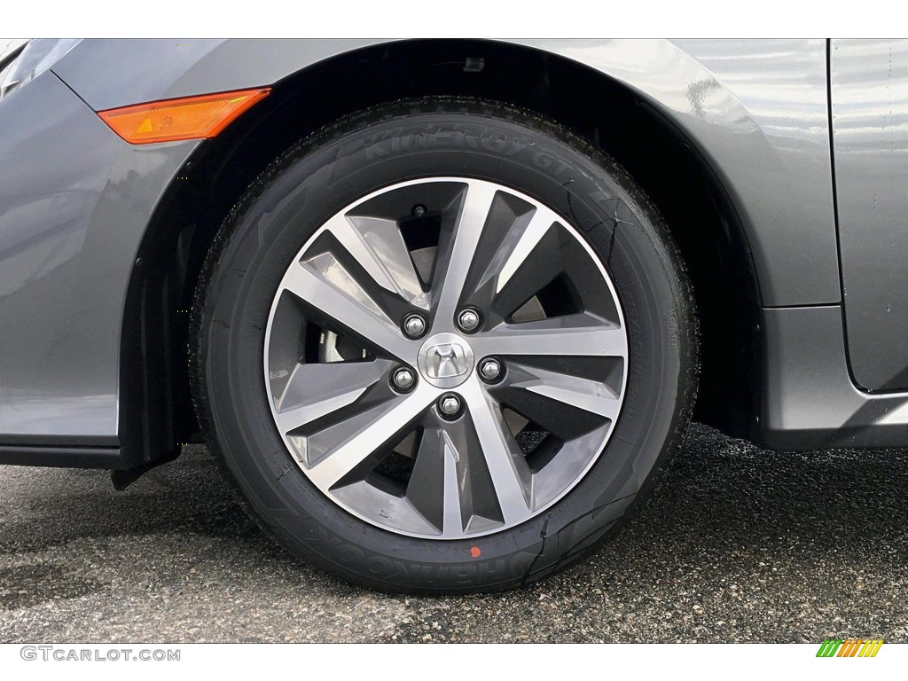 2020 Civic LX Hatchback - Polished Metal Metallic / Black photo #9