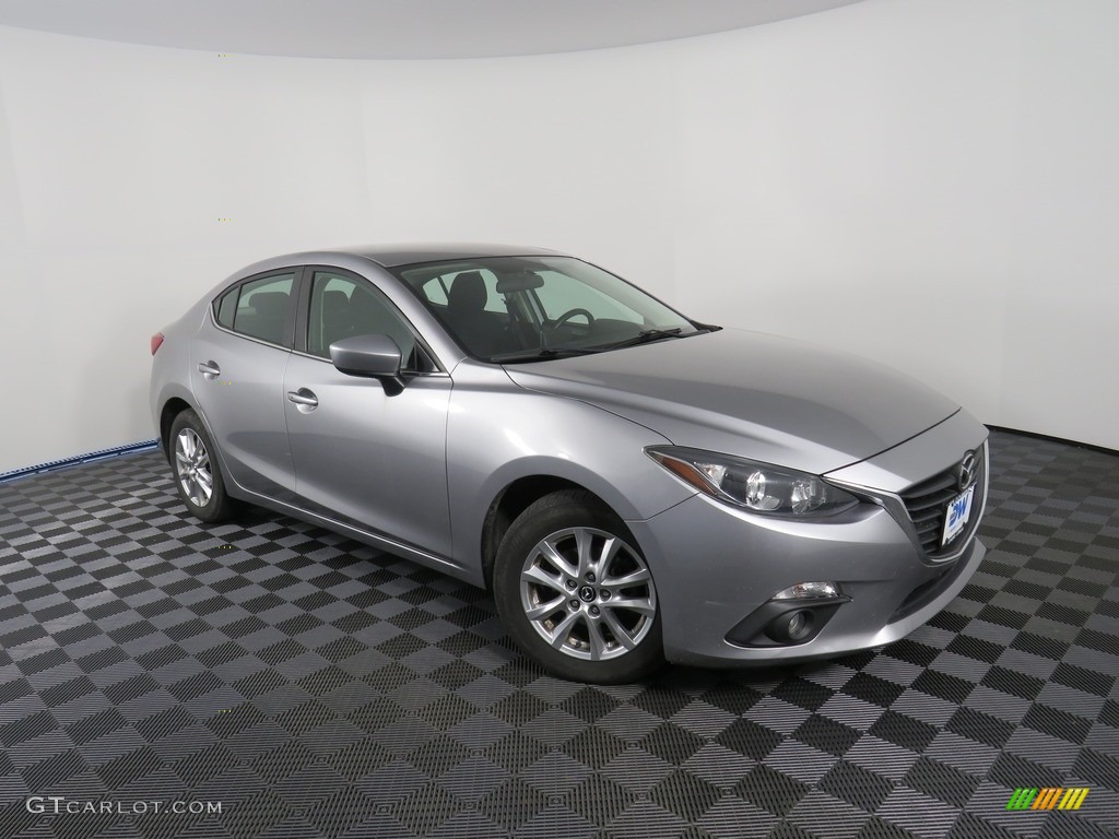 Liquid Silver Metallic 2015 Mazda MAZDA3 i Touring 4 Door Exterior Photo #138224270