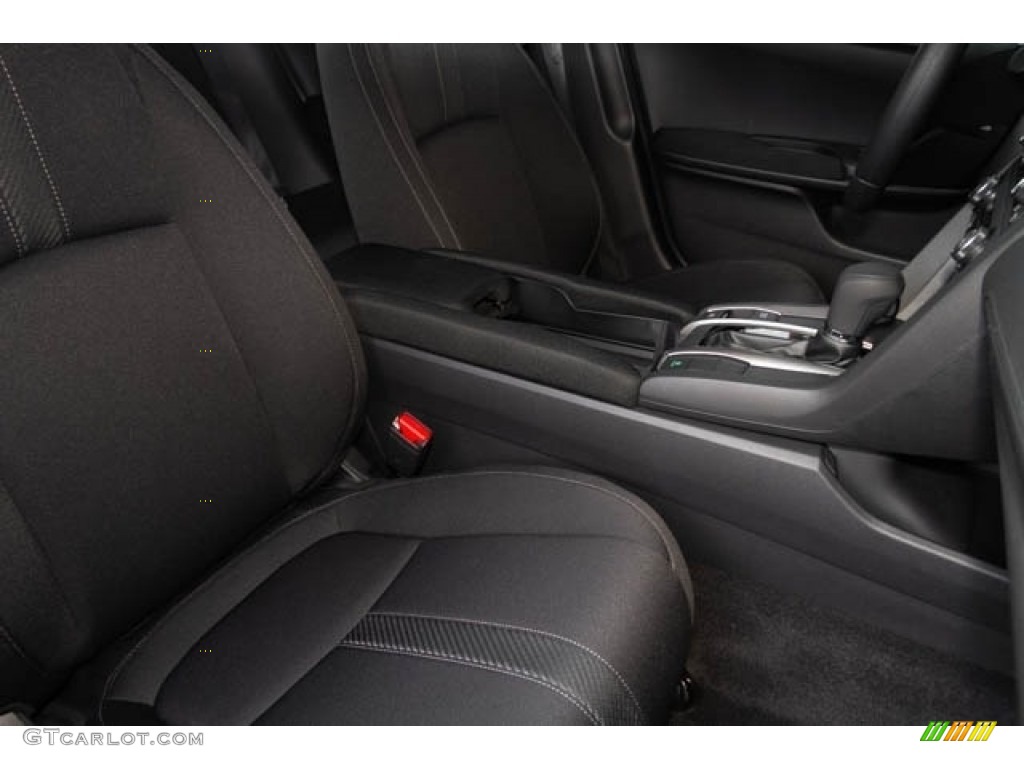 2020 Civic LX Hatchback - Polished Metal Metallic / Black photo #24