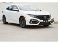 Platinum White Pearl - Civic EX Hatchback Photo No. 1