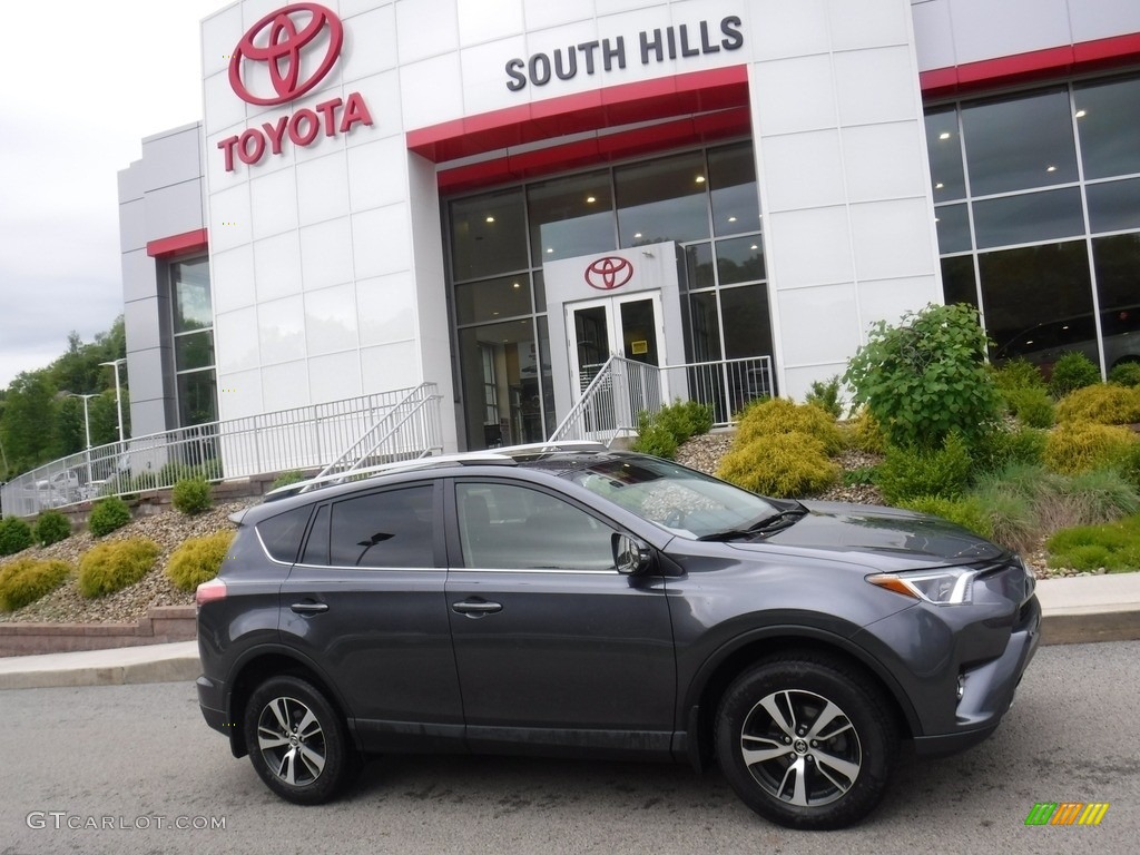 2017 RAV4 XLE AWD - Magnetic Gray Metallic / Ash photo #2