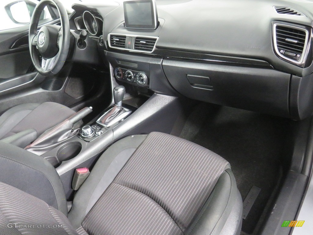 2015 Mazda MAZDA3 i Touring 4 Door Black Dashboard Photo #138225428