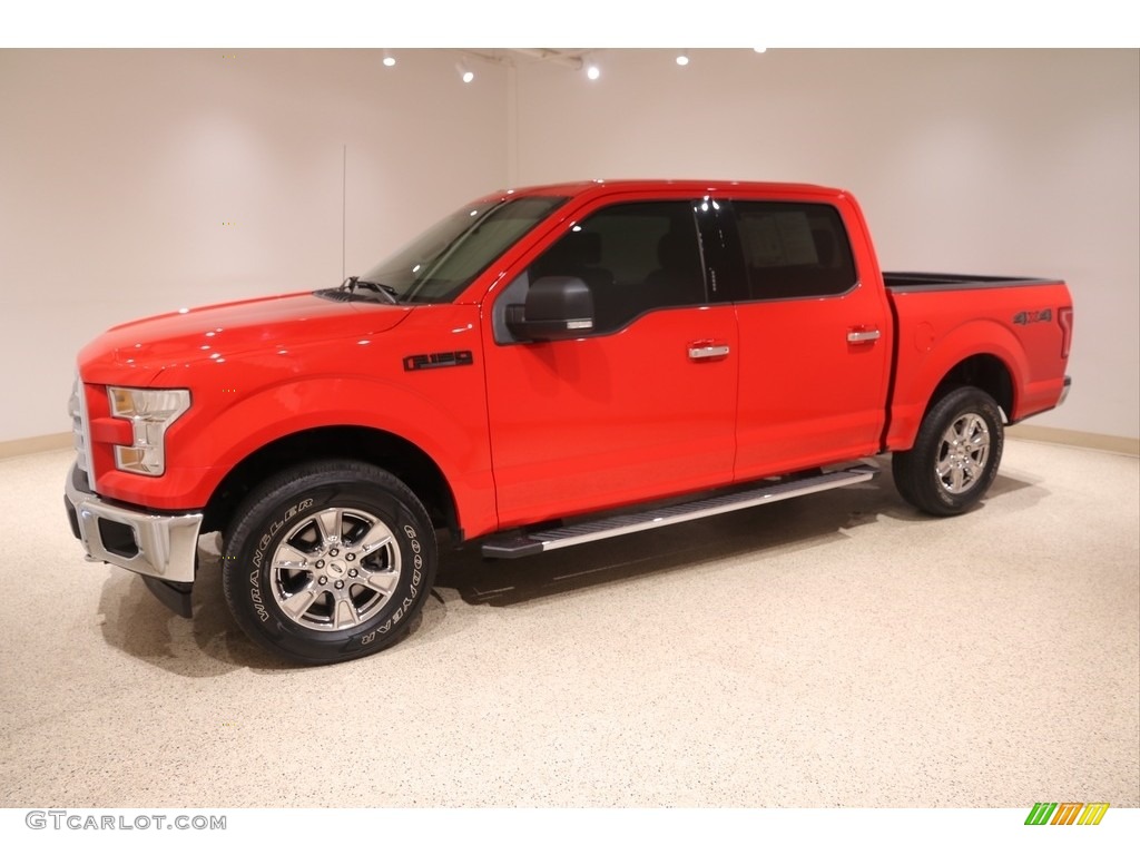 Race Red 2017 Ford F150 XLT SuperCrew 4x4 Exterior Photo #138226793