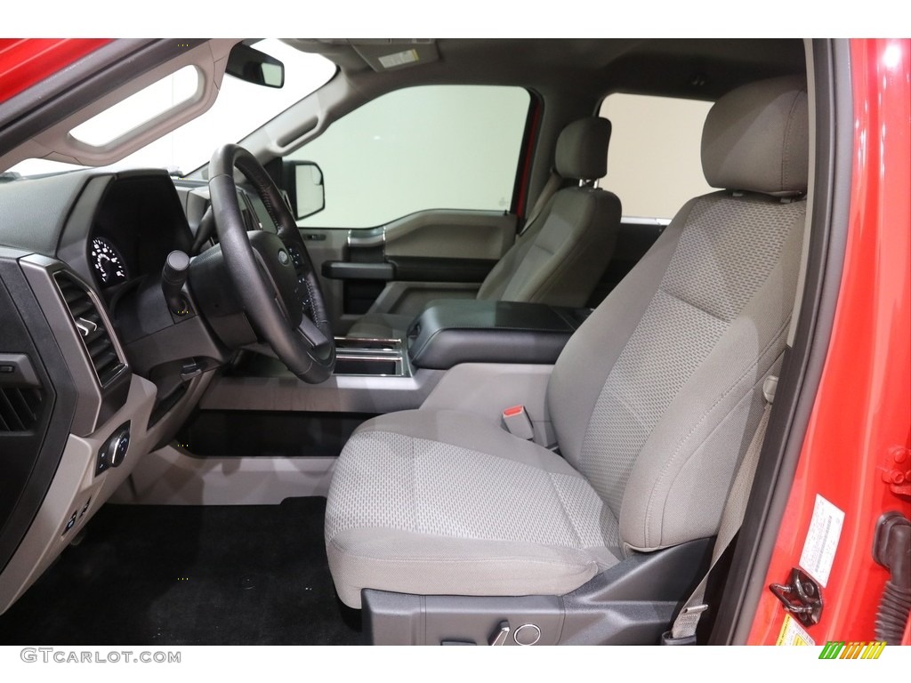 2017 F150 XLT SuperCrew 4x4 - Race Red / Earth Gray photo #6