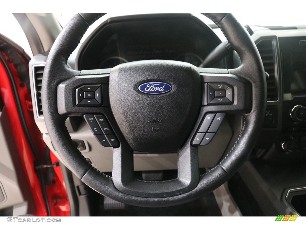 2017 F150 XLT SuperCrew 4x4 - Race Red / Earth Gray photo #8