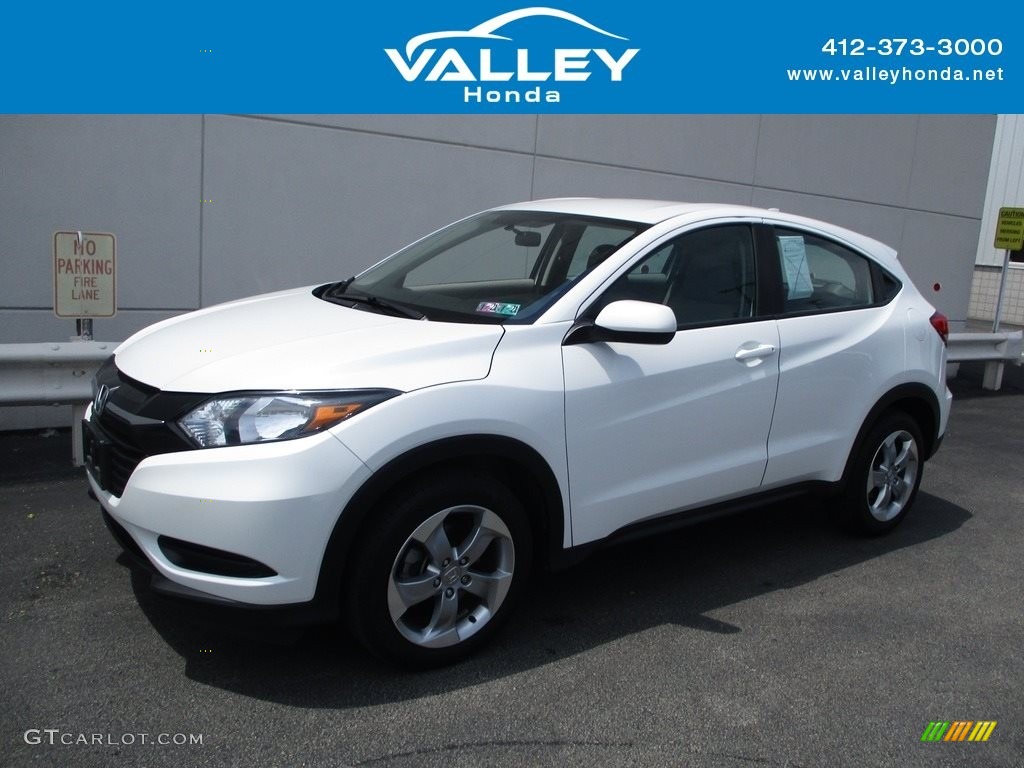 2017 HR-V LX AWD - White Orchid Pearl / Gray photo #1