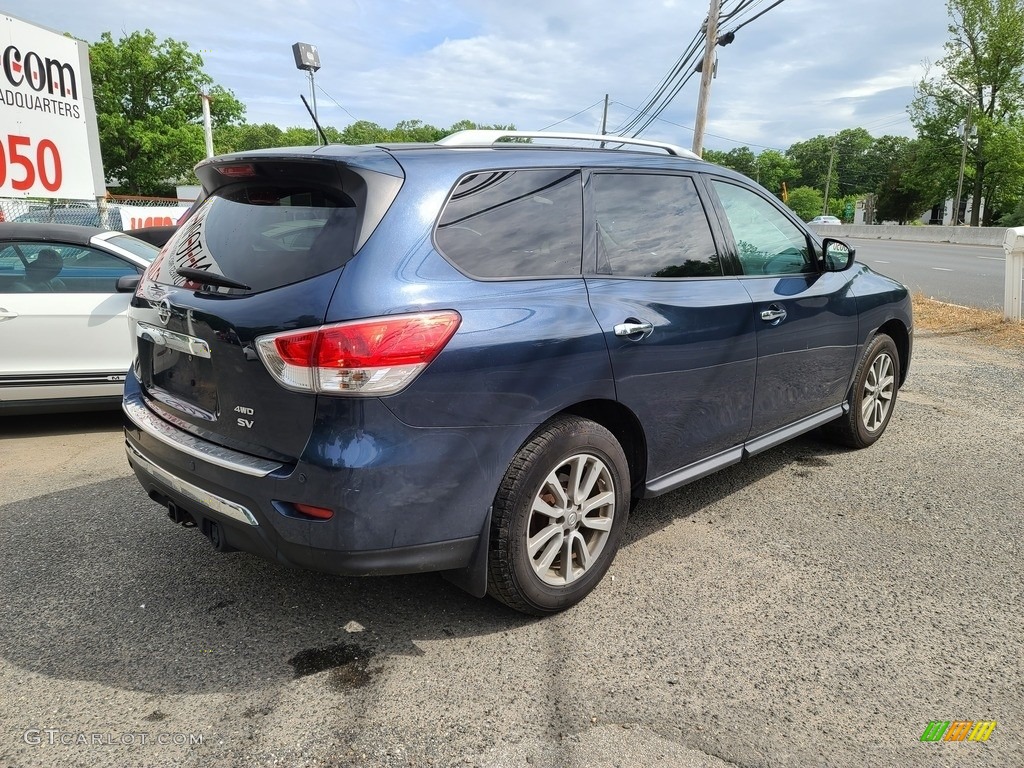 2014 Pathfinder SV AWD - Arctic Blue Metallic / Almond photo #4