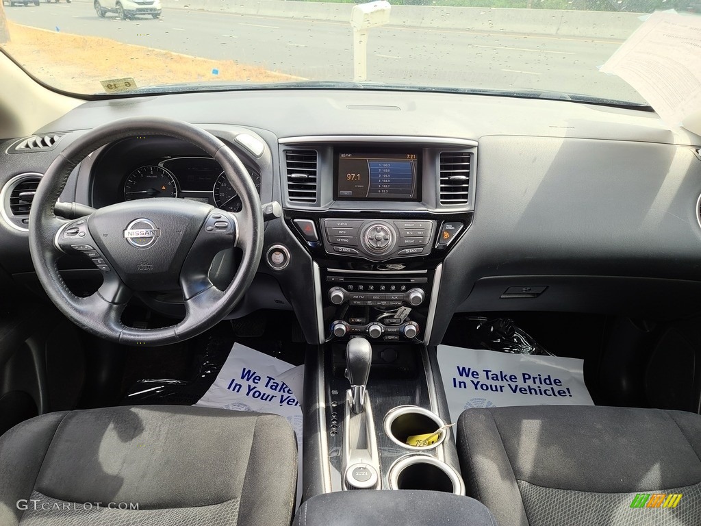 2014 Pathfinder SV AWD - Arctic Blue Metallic / Almond photo #9