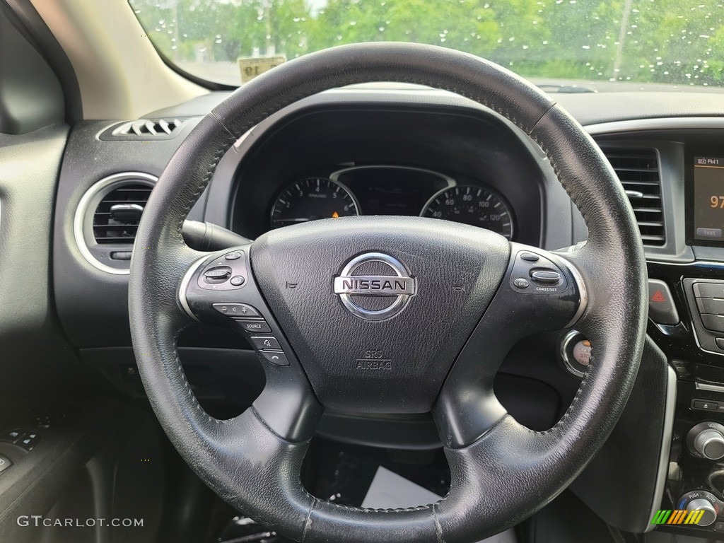 2014 Pathfinder SV AWD - Arctic Blue Metallic / Almond photo #10