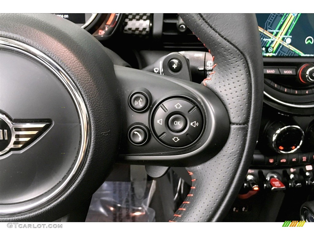 2019 Mini Hardtop Cooper S 2 Door Carbon Black Steering Wheel Photo #138228455