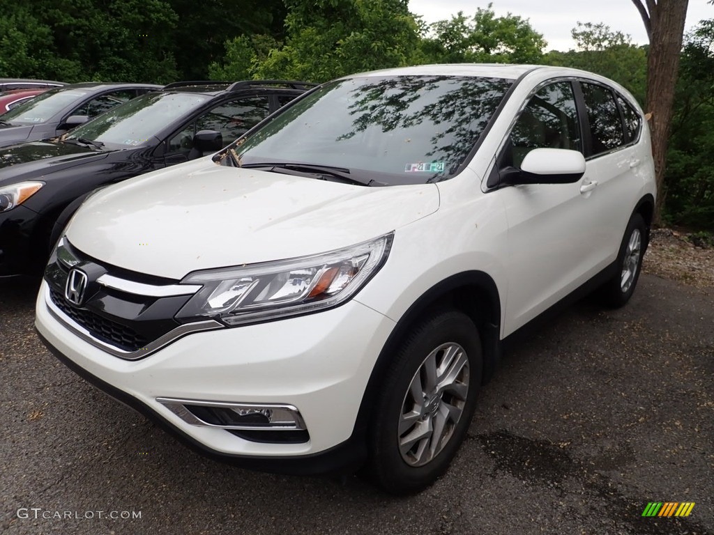 2016 CR-V EX AWD - White Diamond Pearl / Beige photo #1