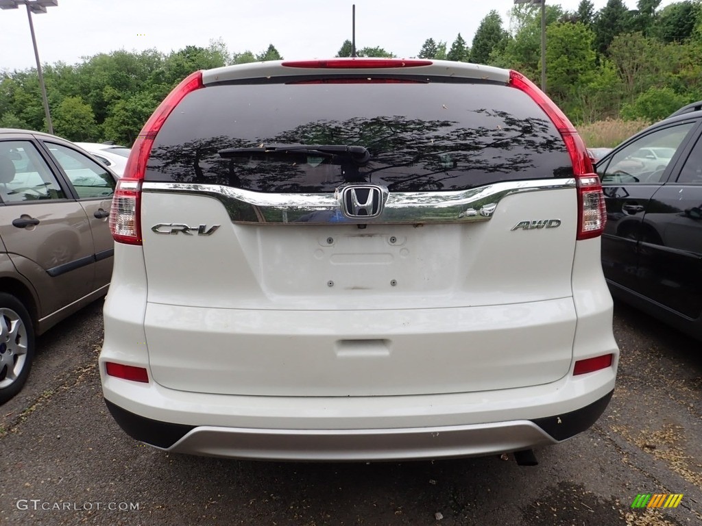 2016 CR-V EX AWD - White Diamond Pearl / Beige photo #3