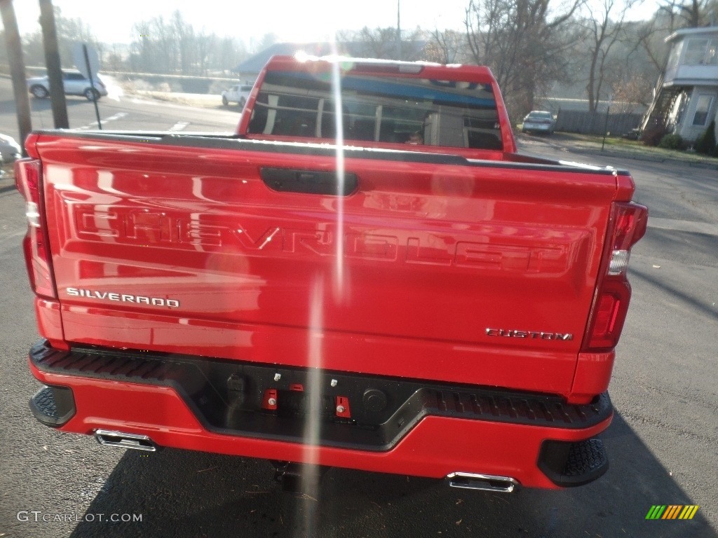 2020 Silverado 1500 Custom Crew Cab 4x4 - Red Hot / Jet Black photo #8