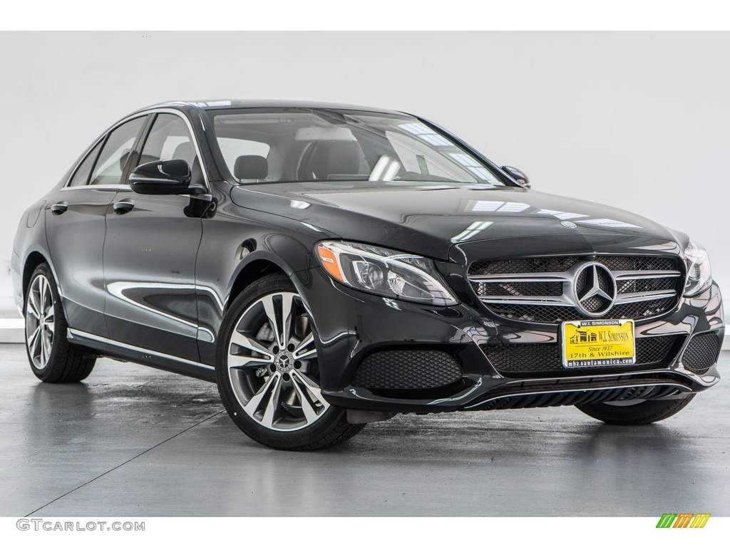 Black 2018 Mercedes-Benz C 300 Sedan Exterior Photo #138229745