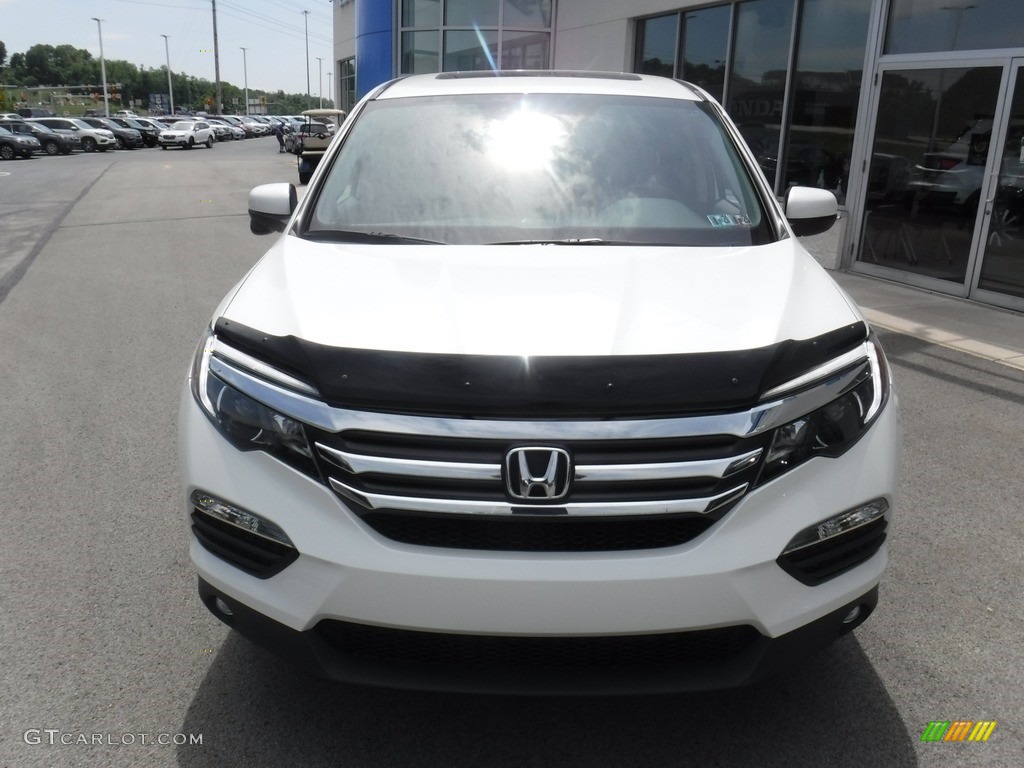 2017 Pilot EX-L AWD - White Diamond Pearl / Black photo #5