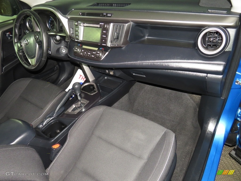 2017 RAV4 XLE - Electric Storm Metallic / Black photo #27
