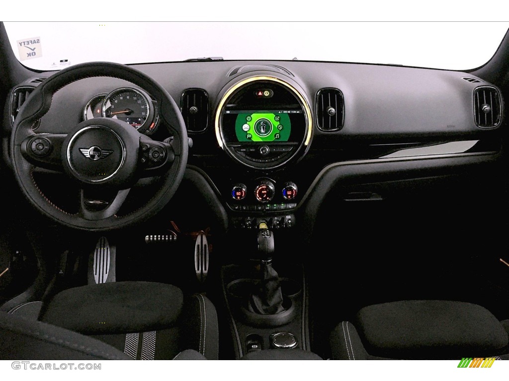 JCW Carbon Black w/Dinamica Interior 2019 Mini Countryman Cooper S E All4 Hybrid Photo #138232313