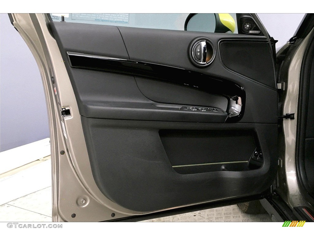 2019 Mini Countryman Cooper S E All4 Hybrid JCW Carbon Black w/Dinamica Door Panel Photo #138232337