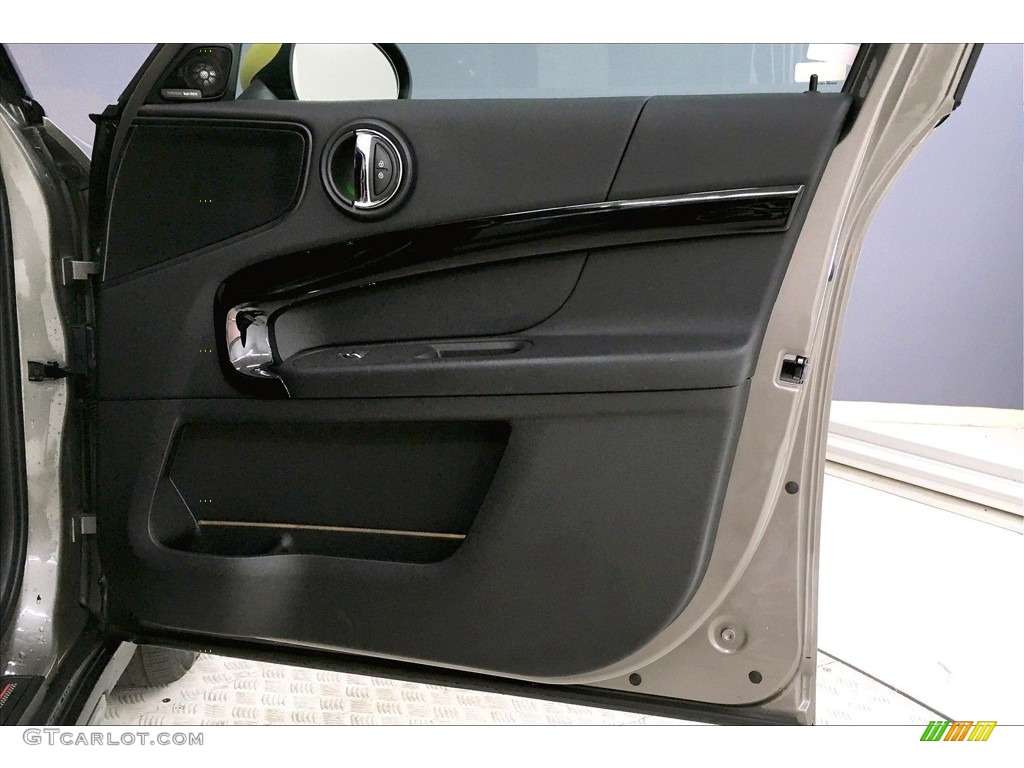 2019 Mini Countryman Cooper S E All4 Hybrid JCW Carbon Black w/Dinamica Door Panel Photo #138232340