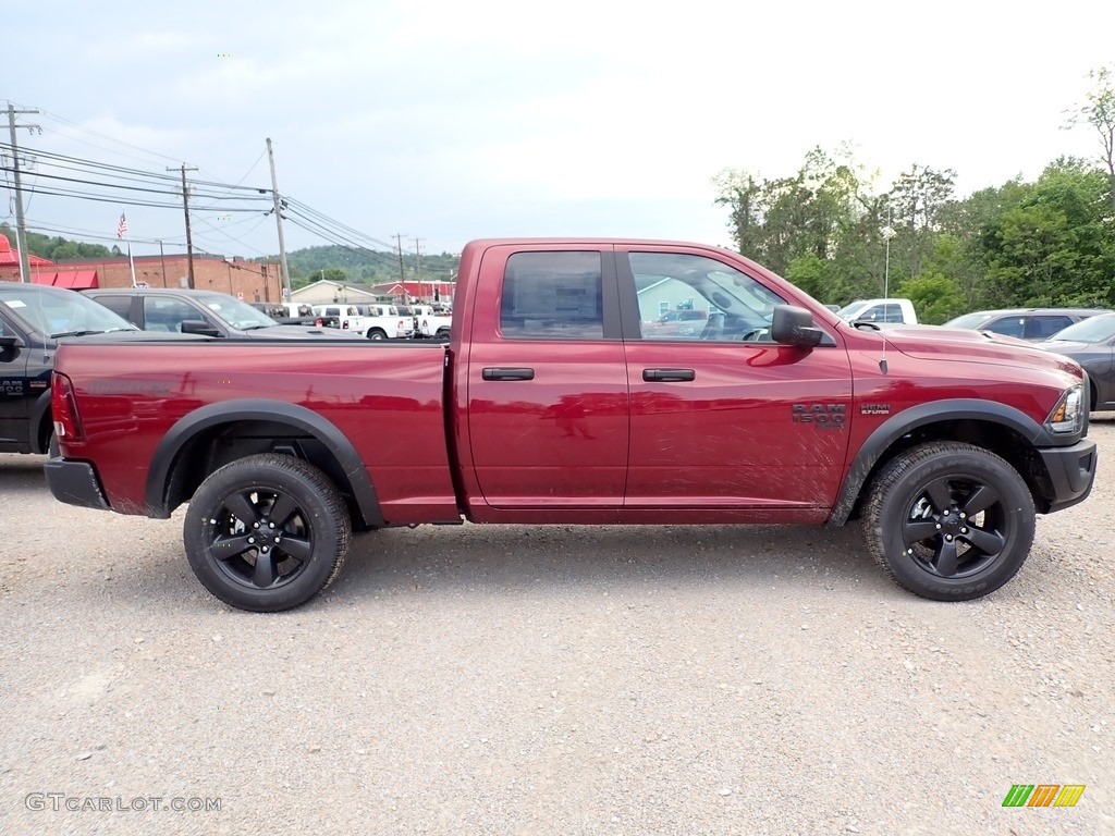 2020 1500 Classic Warlock Quad Cab 4x4 - Delmonico Red Pearl / Black/Diesel Gray photo #7